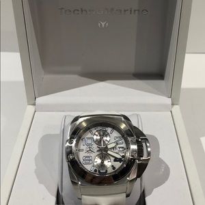 TechnoMarine 52mm Black-reef 20ATM Quartz watch